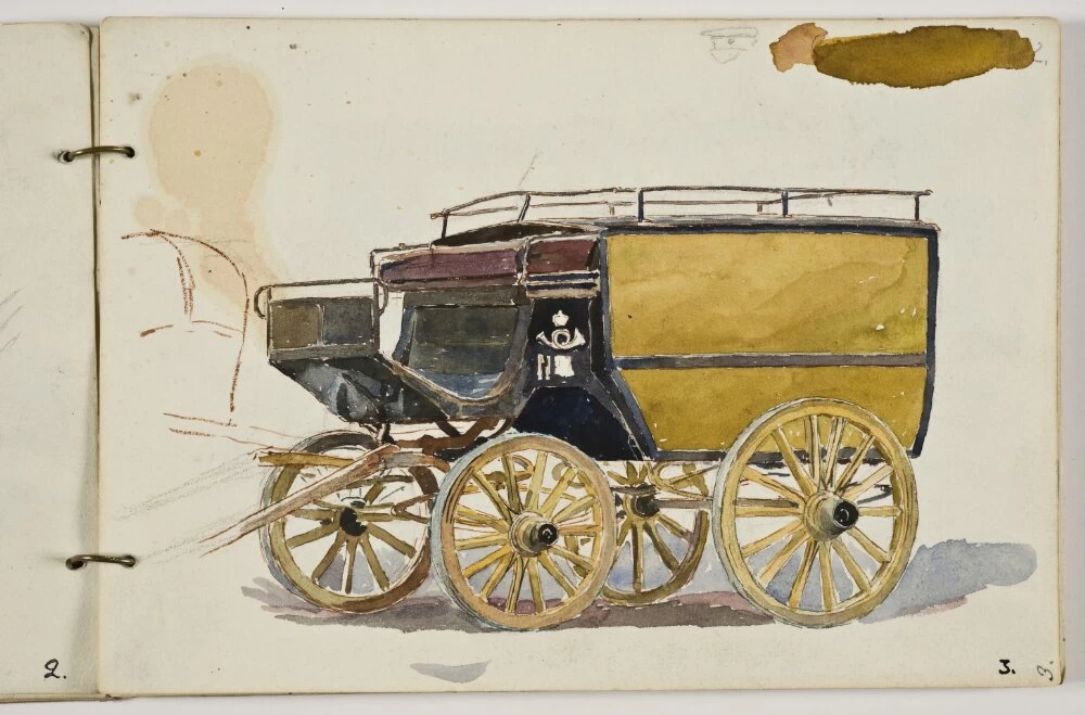 Studio per vagone postale - Nationalmuseum, Stoccolma 1